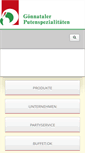Mobile Screenshot of goennataler-puten.de